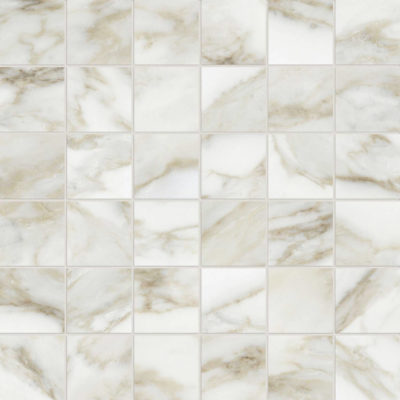 Amalfi Calacatta Honed 2X2 Mosaic