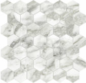 Arabescato Verona Polished 2" Hex Mosaic | Arley Wholesale