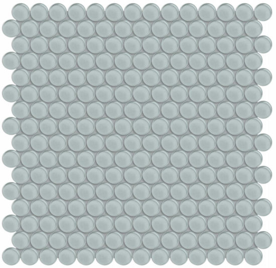 Cloud Penny Round Mosaic