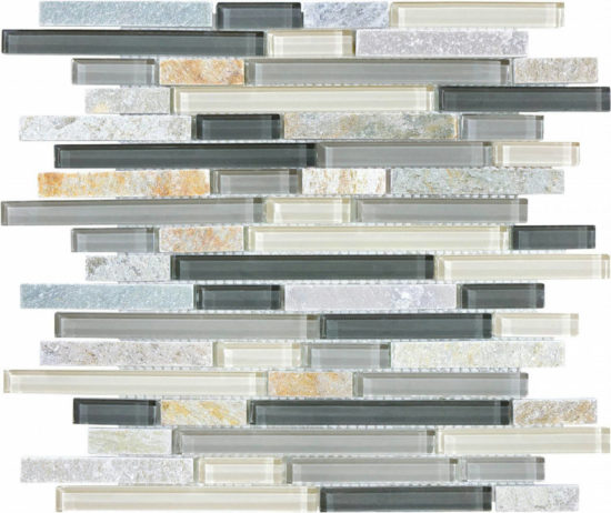 Linear Silver Aspen Mosaic