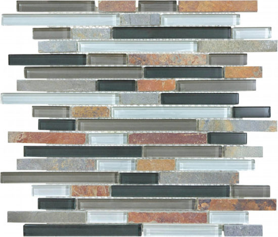 Linear Smoky Mica Mosaic