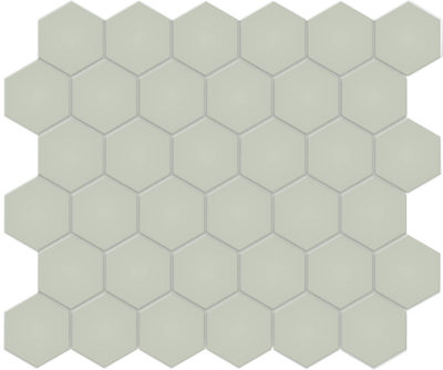 2″ Soft Sage Matte Hex Mosaic