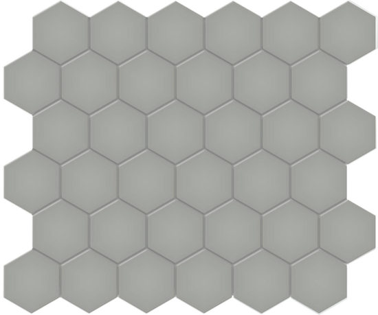 2" Taupe Matte Hex Mosaic | Arley Wholesale