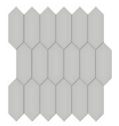 2x5 Loft Grey Matte Picket Mosaic | Arley Wholesale