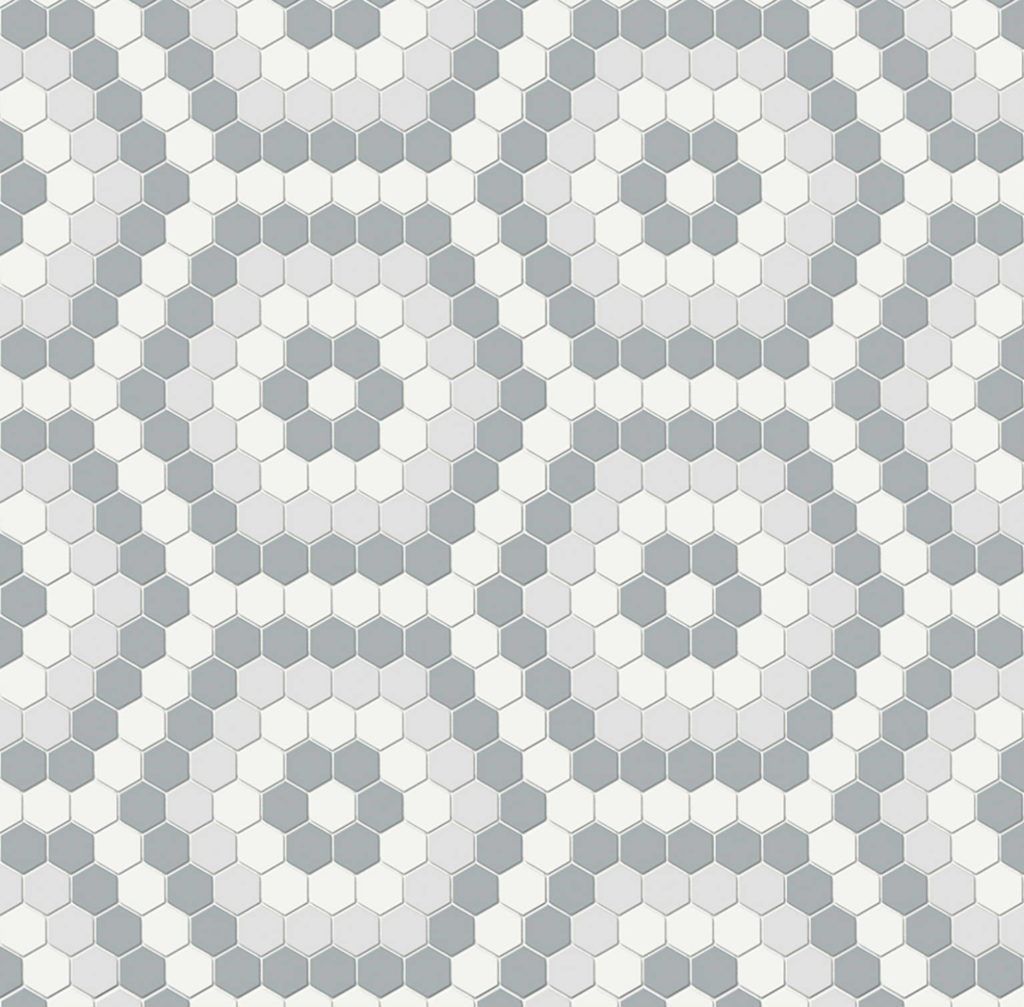 Afternoon Blend Matte Hexagon Pattern Mosaic Qualis Ceramica Luxury Tile And Vinyl At 6987