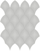 Loft Grey Glossy Scallop Mosaic | Arley Wholesale