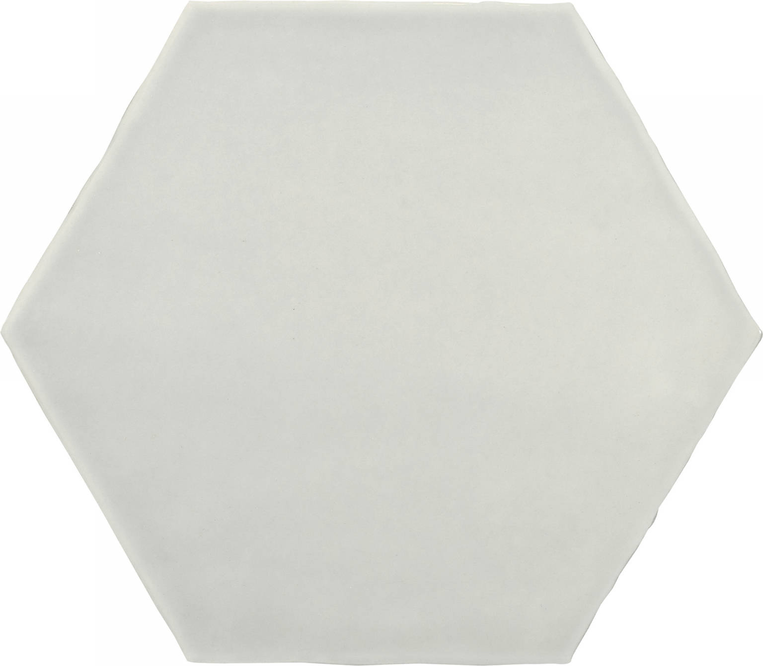 6" Ivory Stone Glossy Hexagon | Arley Wholesale