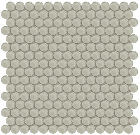 Earth Penny Round Mosaic