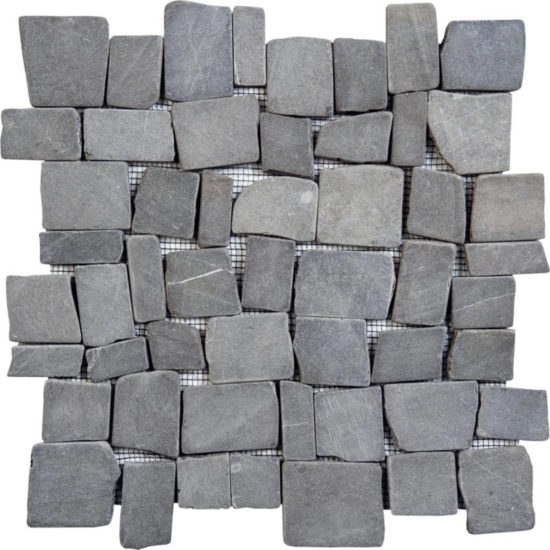 Grey Cubic Marble Opus Interlocking Mosaic