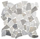 Grey Mix Mini Opus Marble Mosaic | Qualis Ceramica | Luxury Tile and Vinyl at affordable prices