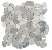 Grey Pebble Sliced Mosaic | Qualis Ceramica | Luxury Tile and Vinyl at affordable prices