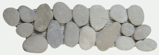 Mix Grey/Beige Rectified Matte Pebble Interlocking Border | Qualis Ceramica | Luxury Tile and Vinyl at affordable prices