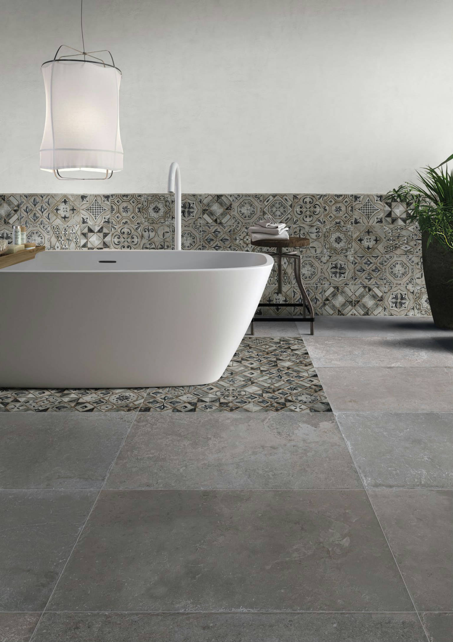 Elevation Menfi Grey 24x24 | Qualis Ceramica | Luxury Tile and Vinyl at affordable prices