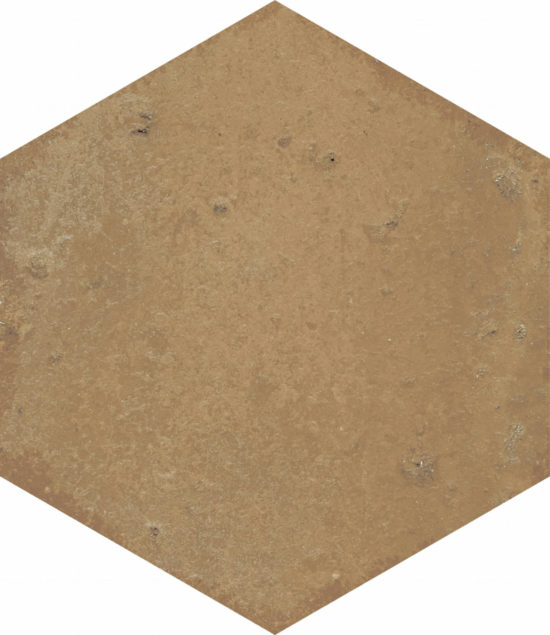 Alma 5.5X6.3” Terra Hexagon | Qualis Ceramica | Luxury Tile and Vinyl at affordable prices