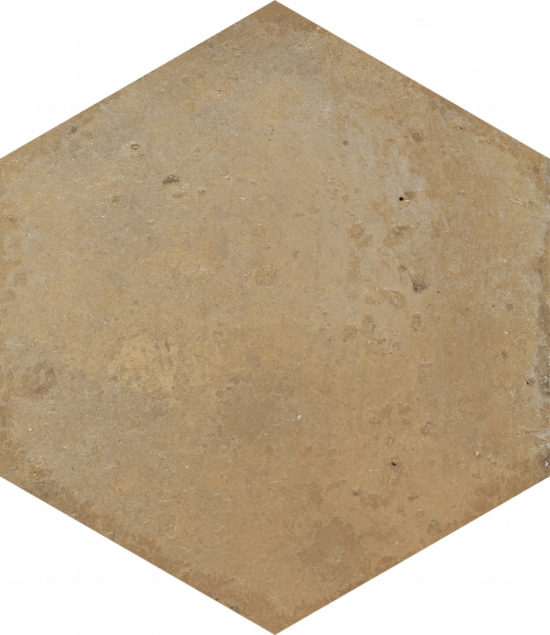 Alma 5.5X6.3” Terra Hexagon | Qualis Ceramica | Luxury Tile and Vinyl at affordable prices