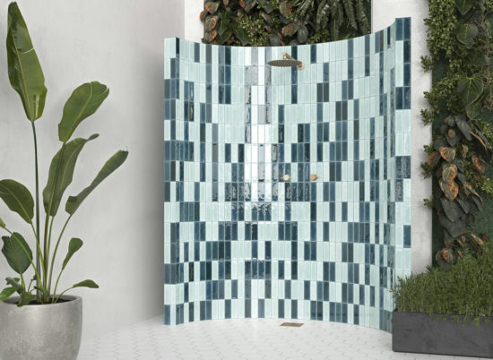 Barcelona 2x6" Blue | Qualis Ceramica | Luxury Tile and Vinyl at affordable prices