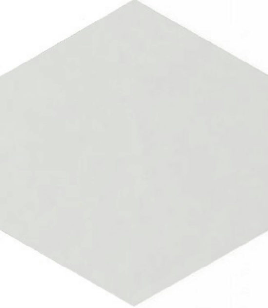 Vida 5.5X6.3” White Hexagon | Qualis Ceramica | Luxury Tile and Vinyl at affordable prices