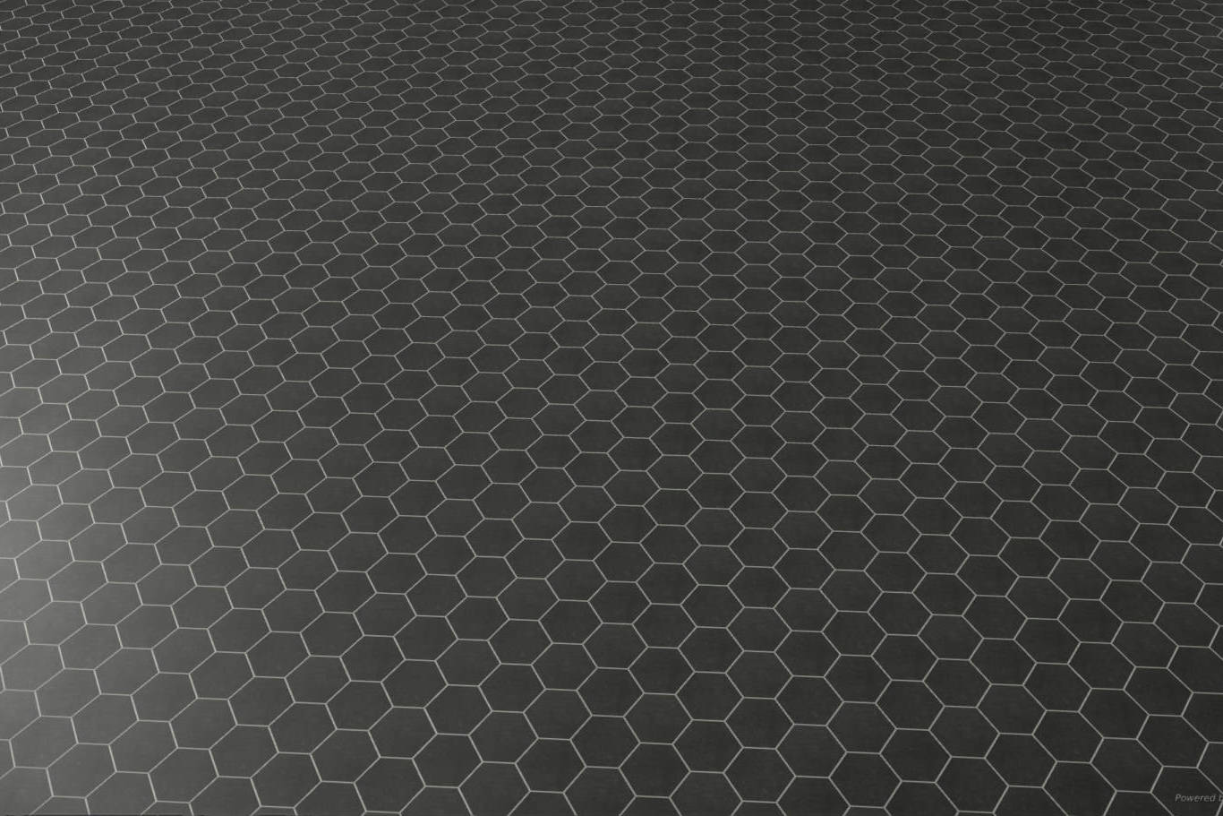 Ashland Black Hexagon 3X3
