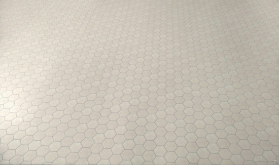 3" Hexagon Cream Mosaic | Qualis Ceramica | Luxury Tile and Vinyl at affordable prices