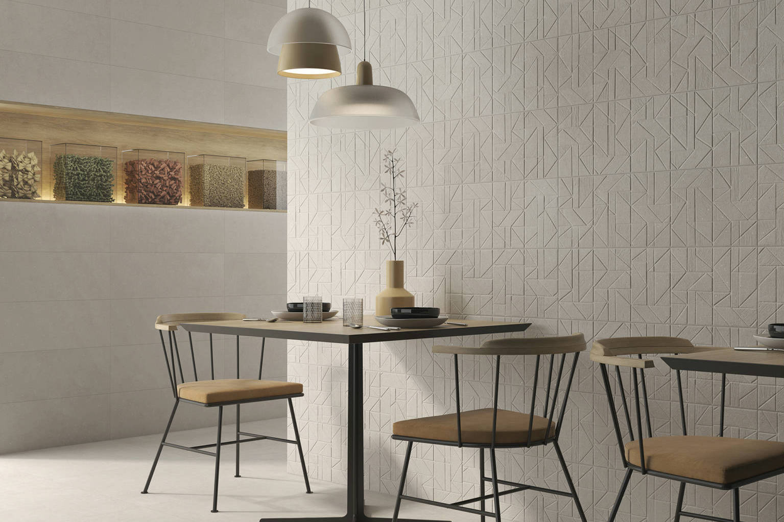 Ashland Creame 36X36 & 6x24 | Qualis Ceramica | Luxury Tile and Vinyl at affordable prices