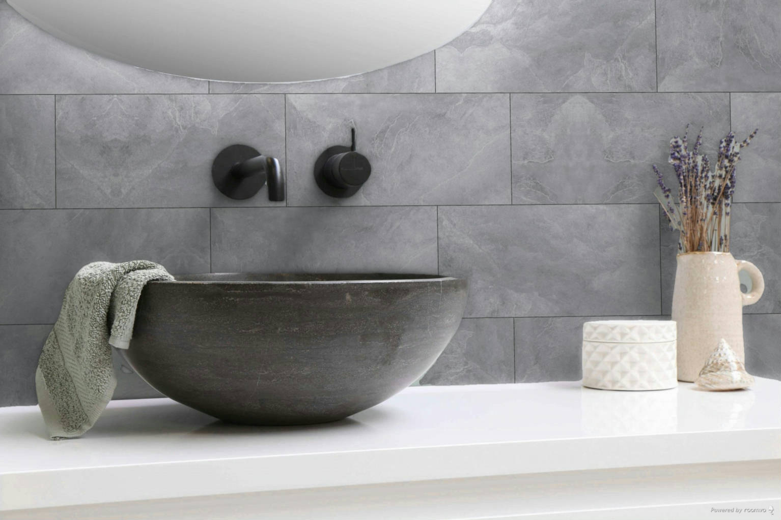 Ravello 12x24” Light Grey | Qualis Ceramica | Luxury Tile and Vinyl at affordable prices
