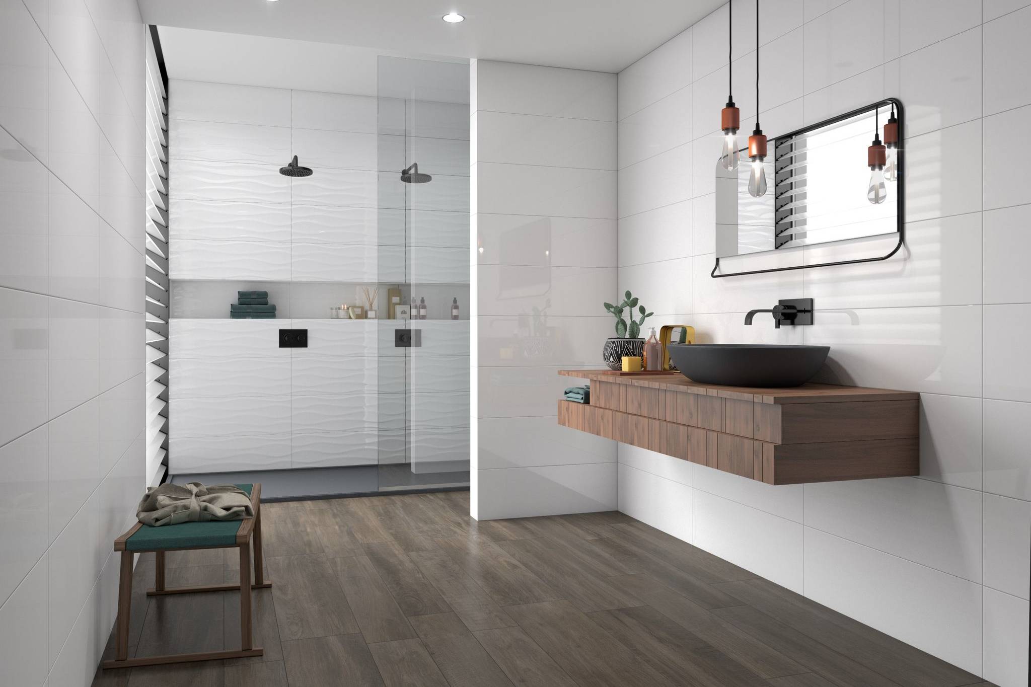 Venezia Blanco Vibe 10x30  and 10x30 | Qualis Ceramica | Luxury Tile and Vinyl at affordable prices
