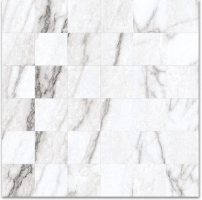 2X2 Mosaic-Matte Glamour White