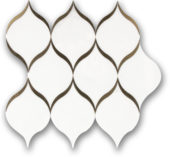 Gilded Lantern Mosaic | Qualis Ceramica | Luxury Tile and Vinyl at affordable prices