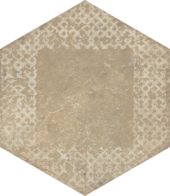 Alma 5.5X6.3 Sand Decor Hexagon | Qualis Ceramica | Luxury Tile and Vinyl at affordable prices