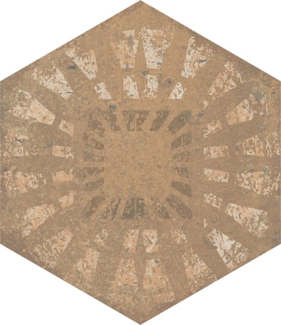 Alma 5.5X6.3 Sand Decor Hexagon | Qualis Ceramica | Luxury Tile and Vinyl at affordable prices