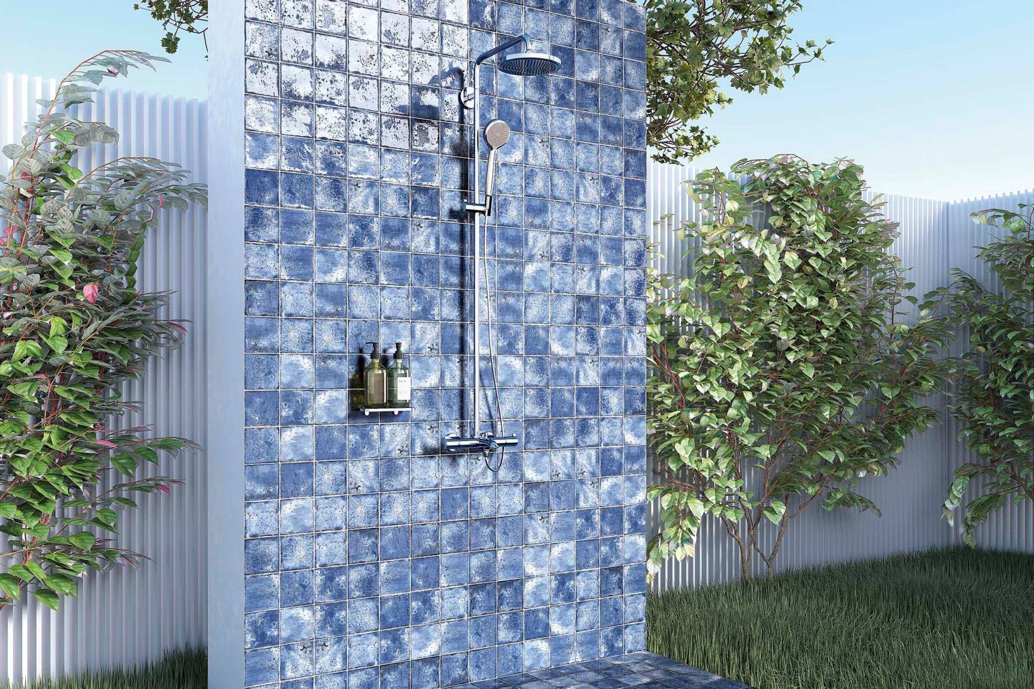 Jamaica Blue 5x5 | Qualis Ceramica | Luxury Tile and Vinyl at affordable prices