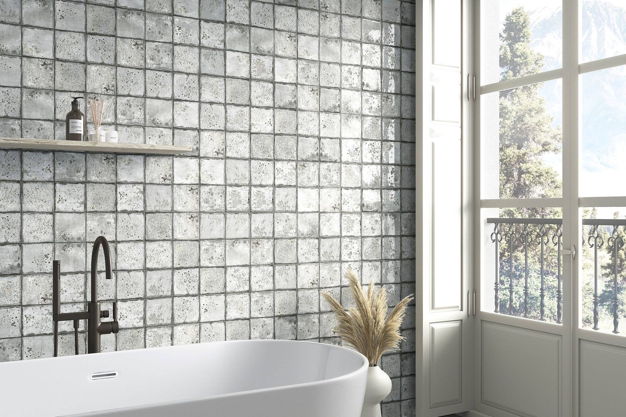 Jamaica Grey 5x5 | Qualis Ceramica | Luxury Tile and Vinyl at affordable prices