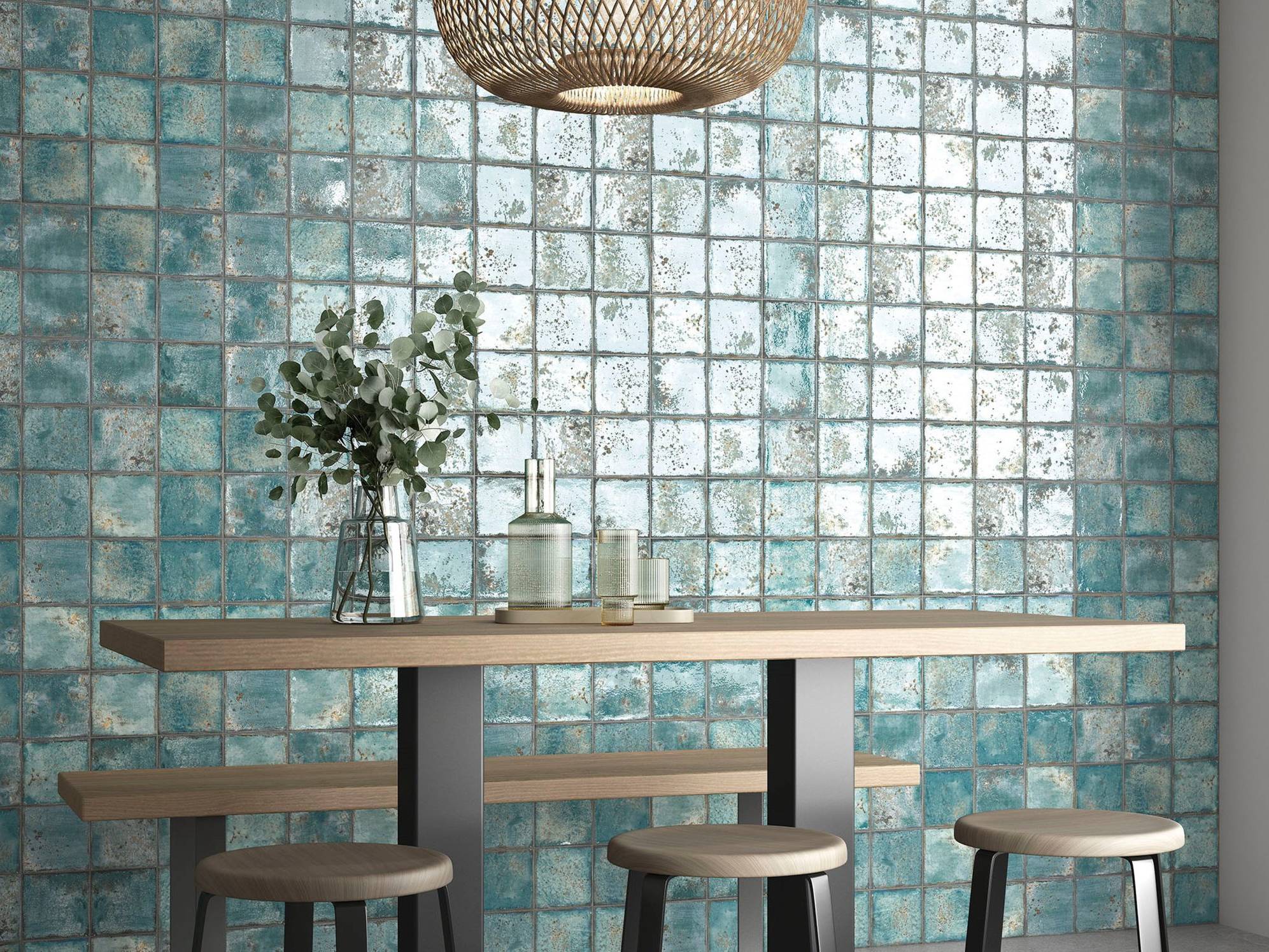 Jamaica Teal 5x5 | Qualis Ceramica | Luxury Tile and Vinyl at affordable prices