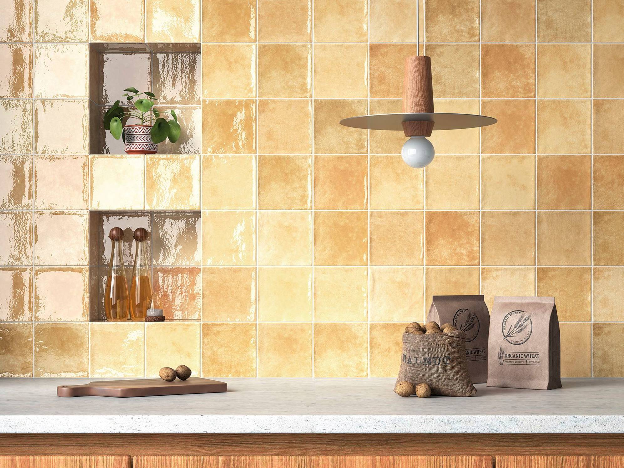 Morocco Ochre 5x5 | Qualis Ceramica | Luxury Tile and Vinyl at affordable prices