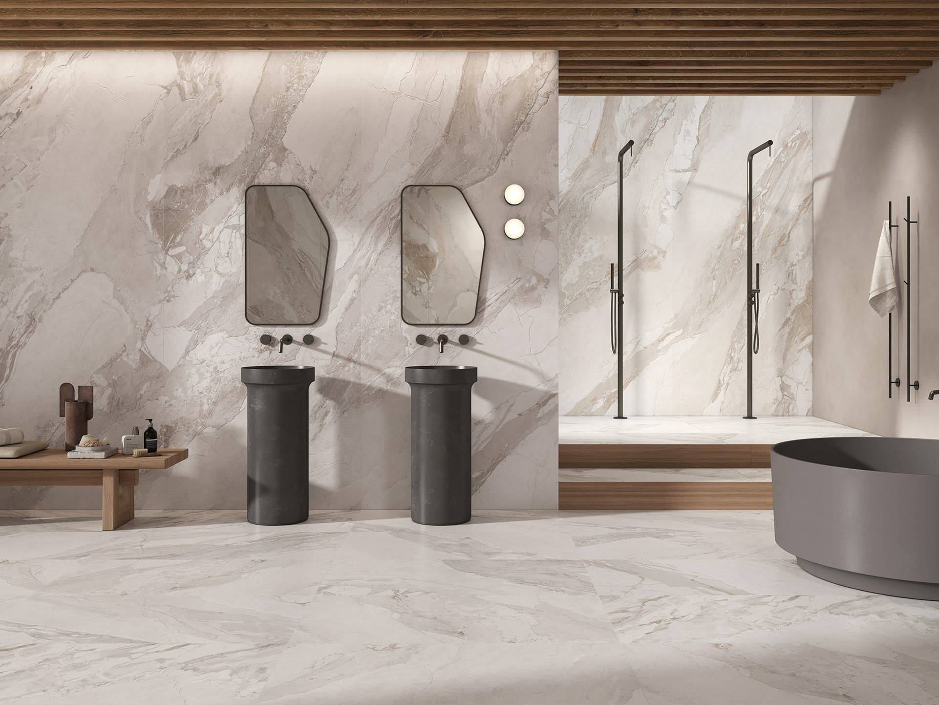 Dynasty White Polished/Matte 24x48 2 | Qualis Ceramica | Luxury Tile and Vinyl at affordable prices