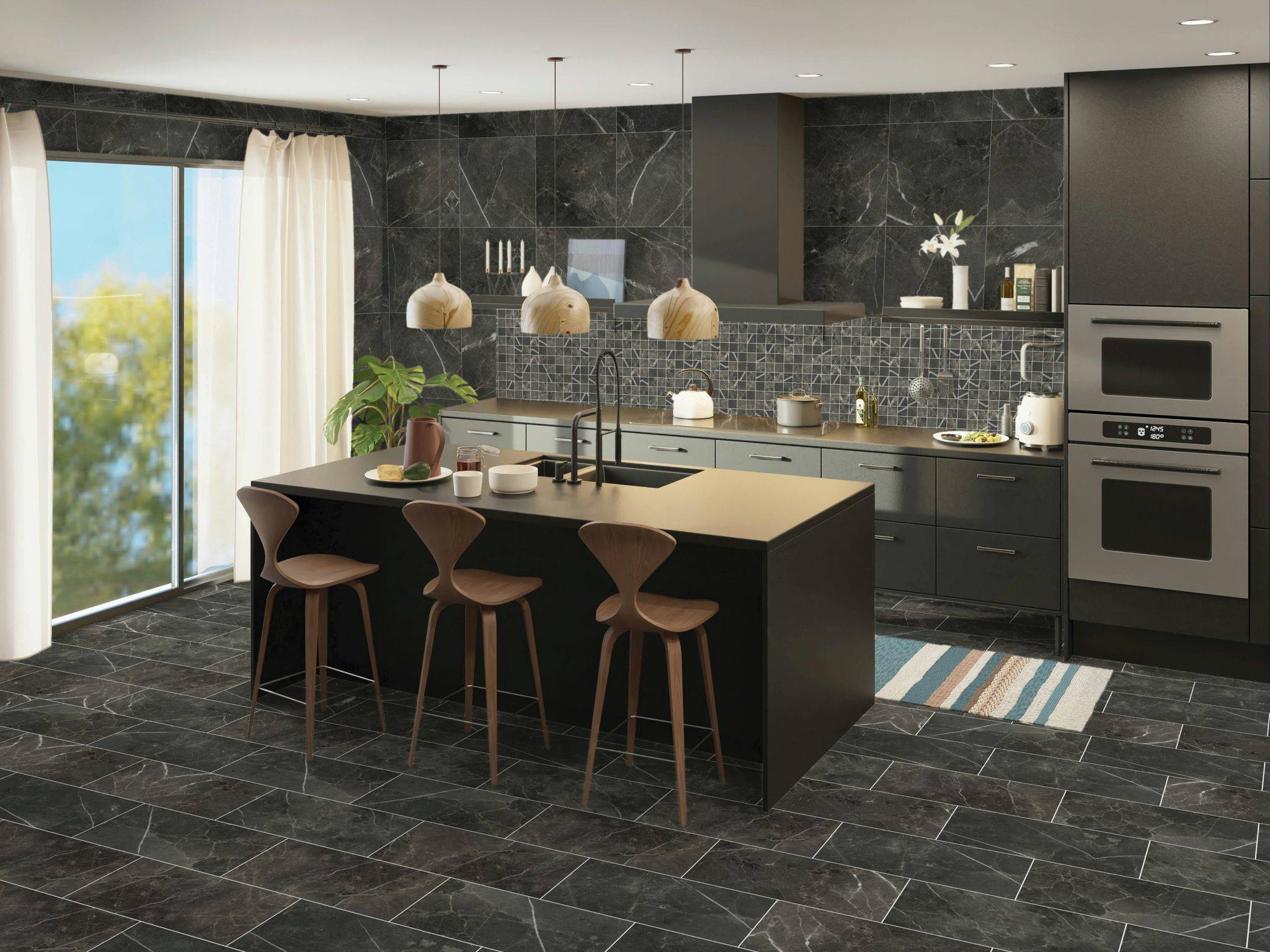 Florence Carbon | Qualis Ceramica | Luxury Tile and Vinyl at affordable prices