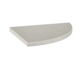 Marmiline Fog 9x9 Corner Shelf | Qualis Ceramica | Luxury Tile and Vinyl at affordable prices