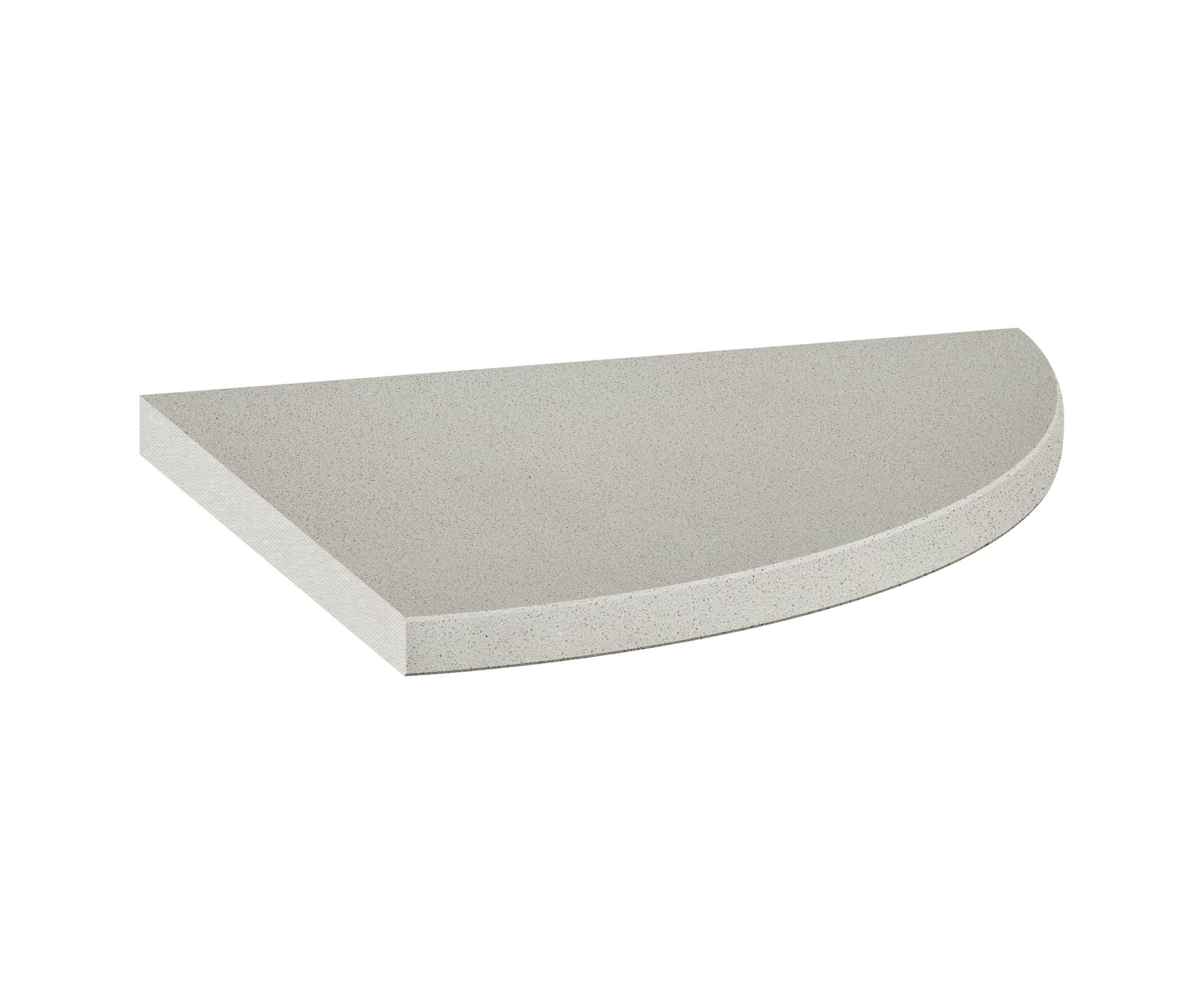 Marmiline Fog 9x9 Corner Shelf | Qualis Ceramica | Luxury Tile and Vinyl at affordable prices