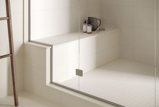 Marmiline Ivory 18x47 Bench | Qualis Ceramica | Luxury Tile and Vinyl at affordable prices