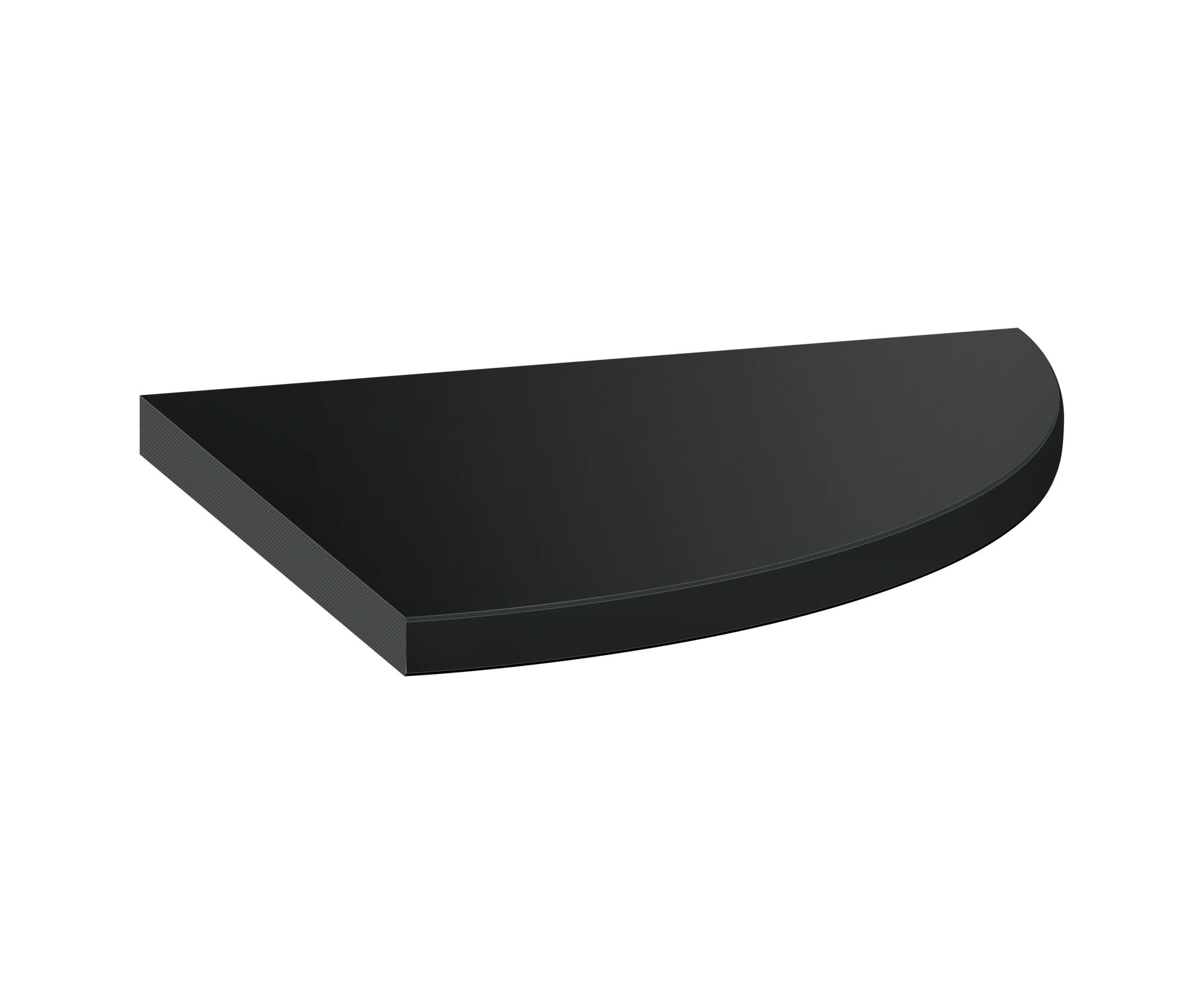Marmiline Midnight 9x9 Corner Shelf | Qualis Ceramica | Luxury Tile and Vinyl at affordable prices