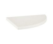 Marmiline Mist 9x9 Corner Shelf | Qualis Ceramica | Luxury Tile and Vinyl at affordable prices