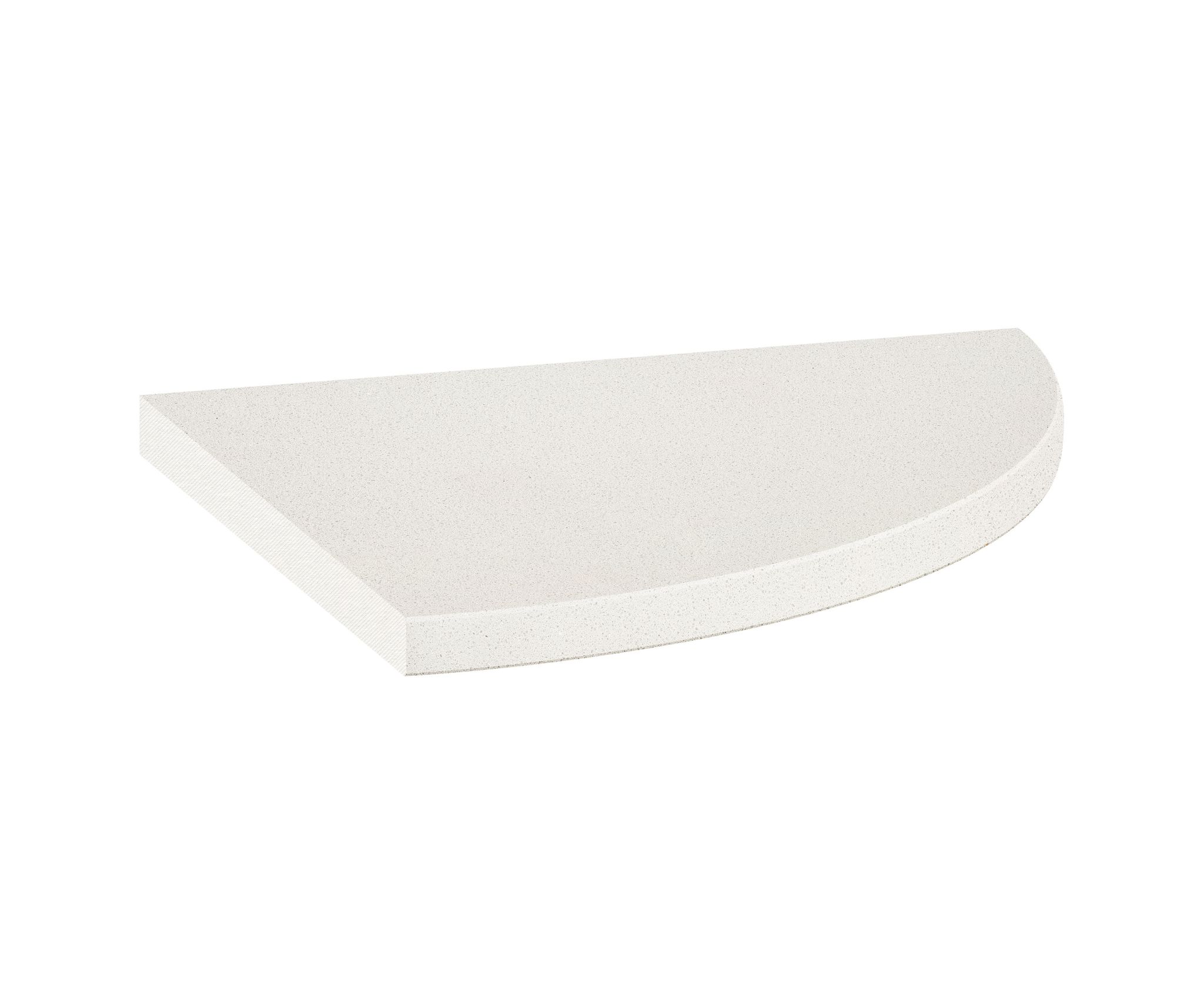 Marmiline Mist 9x9 Corner Shelf | Qualis Ceramica | Luxury Tile and Vinyl at affordable prices