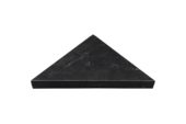 Black Ice Shower Bench 26x18.63x3 | Qualis Ceramica | Luxury Tile and Vinyl at affordable prices