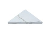 Carrara Marble Shower Bench 26x18.63x3 | Qualis Ceramica | Luxury Tile and Vinyl at affordable prices