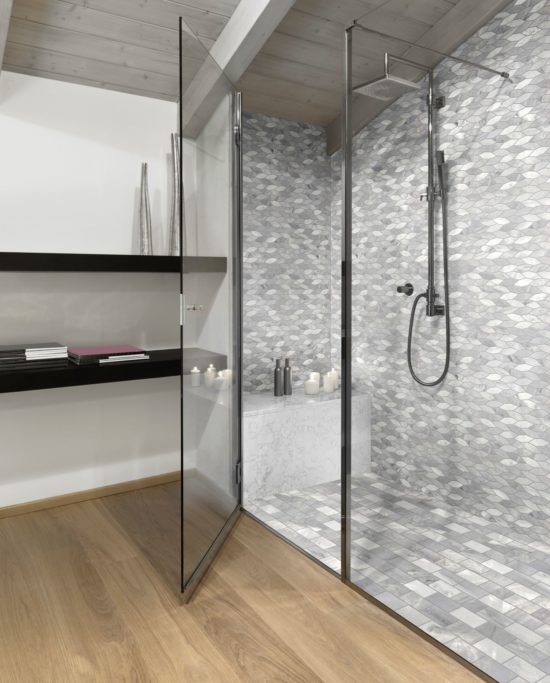 2"x4" Brick Ice Grey Mosaic | Qualis Ceramica | Luxury Tile and Vinyl at affordable prices
