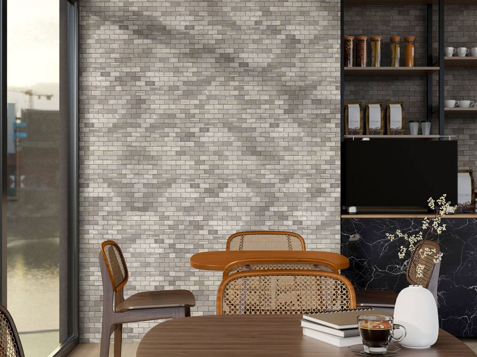 Brick Limestone Multi Finish Grey 3 | Qualis Ceramica | Luxury Tile and Vinyl at affordable prices