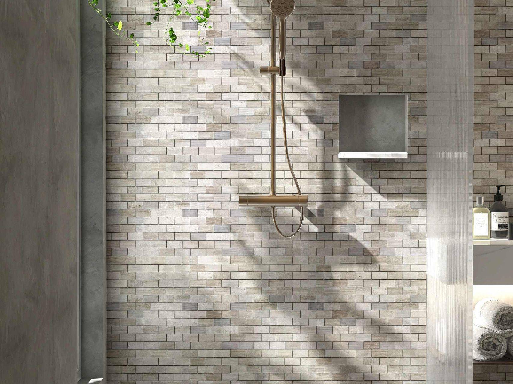 Brick Limestone Multi Finish Grey | Qualis Ceramica | Luxury Tile and Vinyl at affordable prices