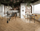 Chevron Kaya Oak Wellington | Qualis Ceramica | Luxury Tile and Vinyl at affordable prices