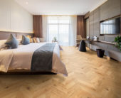 Chevron Oak Villa Gold | Qualis Ceramica | Luxury Tile and Vinyl at affordable prices