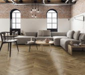 Chevron Rustic Oak Brown | Qualis Ceramica | Luxury Tile and Vinyl at affordable prices